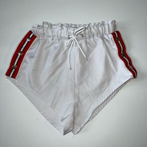 Womens white lounge shorts size Small